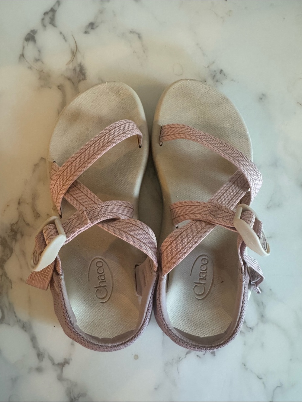 Chaco Women's Strappy Sandals in Dusty Rose
